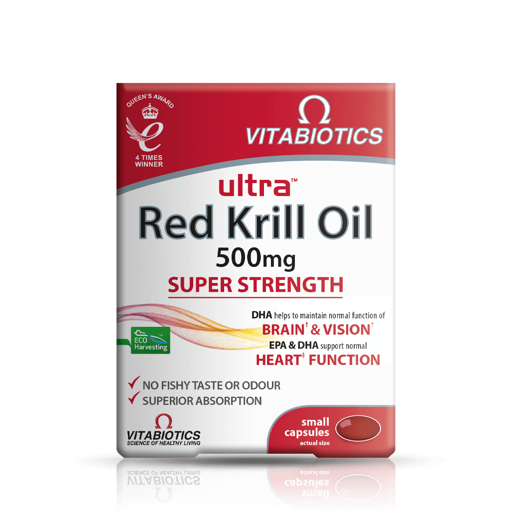 Ultra Red Krill Oil Red Krill Oil Capsules Vitabiotics