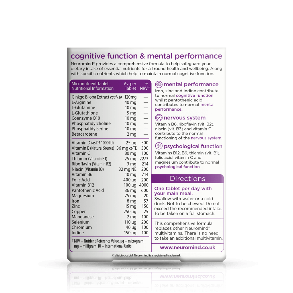 Neuromind Original | Cognitive Function | Vitabiotics