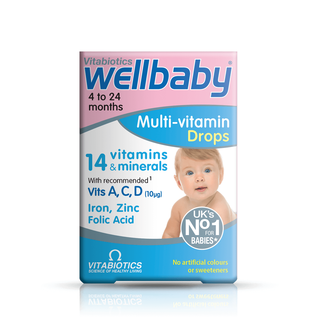 Wellbaby Multi-Vitamin Drops By Vitabiotics | Baby Vitamins